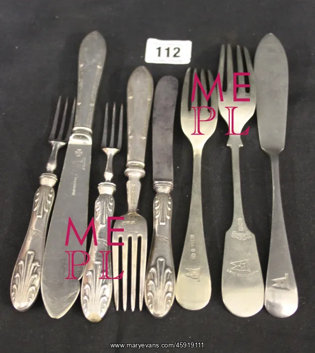 : White Star Line - knives and forks : White Star Line - knives and forks