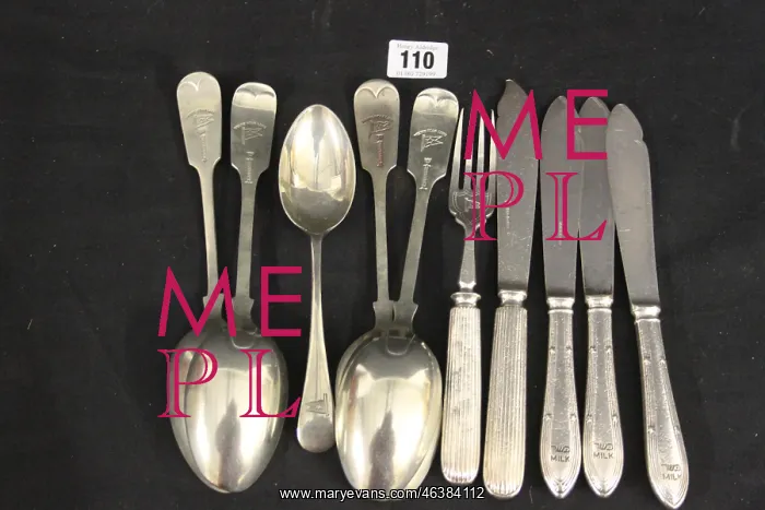 : White Star Line - knives, spoons and fork : White Star Line - knives, spoons and fork