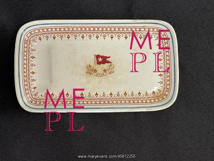 : White Star Line, Losol ware asparagus dish : White Star Line, Losol ware asparagus dish
