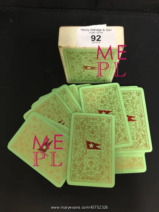 : White Star Line - playing cards with box : White Star Line - playing cards with box