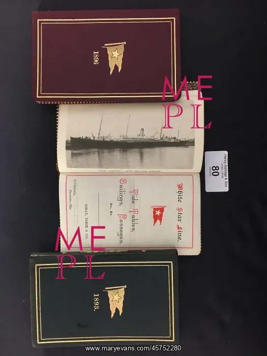 : White Star Line - three pocket books : White Star Line - three pocket books