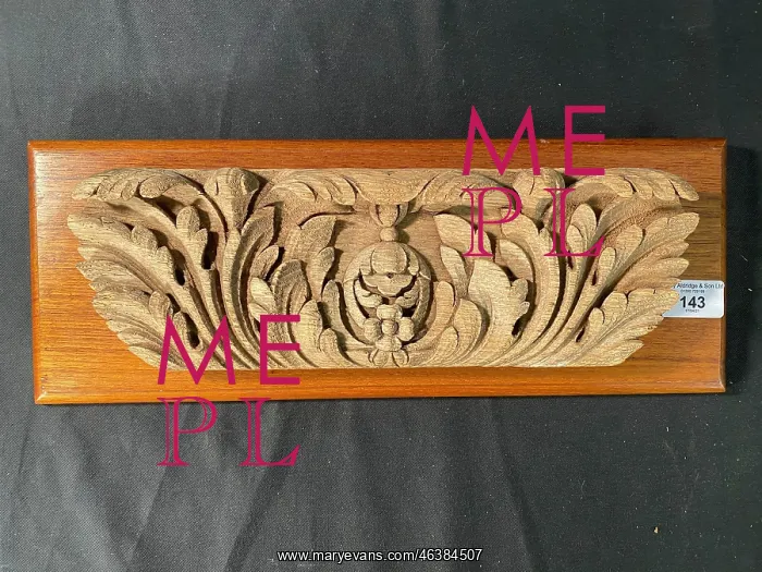 : White Star Line, RMS Britannic - section of architrave : White Star Line, RMS Britannic - section of architrave