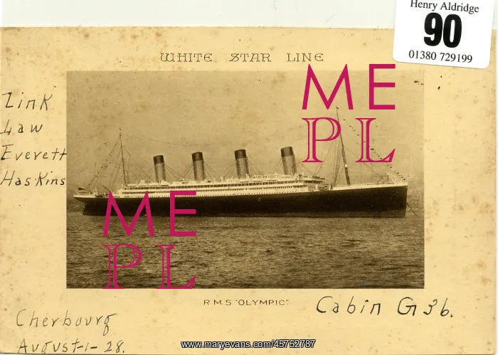 : White Star Line, RMS Olympic, abstract of logs : White Star Line, RMS Olympic, abstract of logs