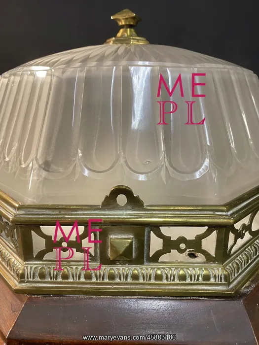 : White Star Line, RMS Olympic - octagonal ceiling light : White Star Line, RMS Olympic - octagonal ceiling light
