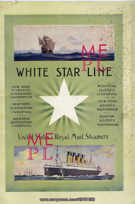 : White Star Line, RMS Olympic - passenger list : White Star Line, RMS Olympic - passenger list