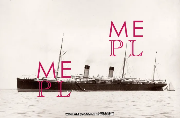: White Star Line, RMS Teutonic launch, Teutonic at Spithead : White Star Line, RMS Teutonic launch, Teutonic at Spithead