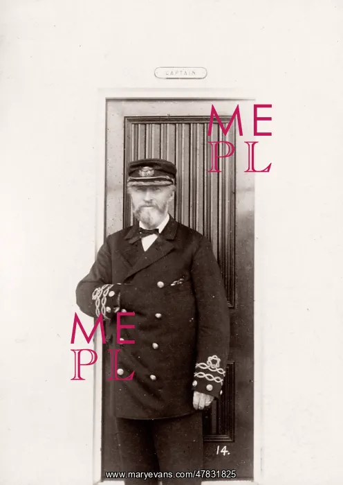 : White Star Line, RMS Teutonic launch, Captain Parsell : White Star Line, RMS Teutonic launch, Captain Parsell