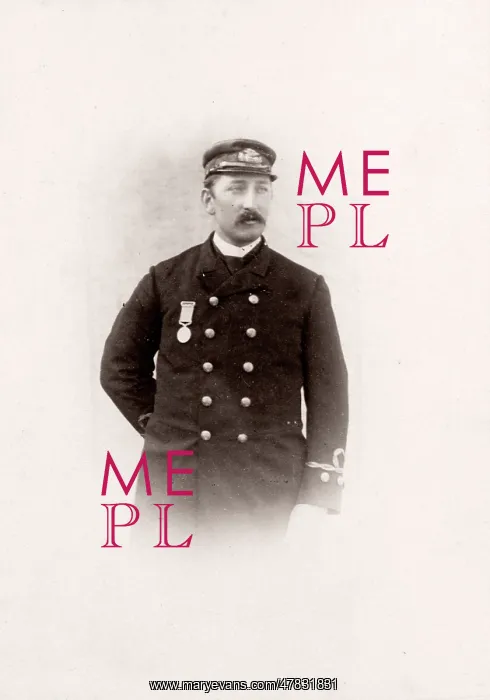 : White Star Line, RMS Teutonic launch, officer McKinstry : White Star Line, RMS Teutonic launch, officer McKinstry