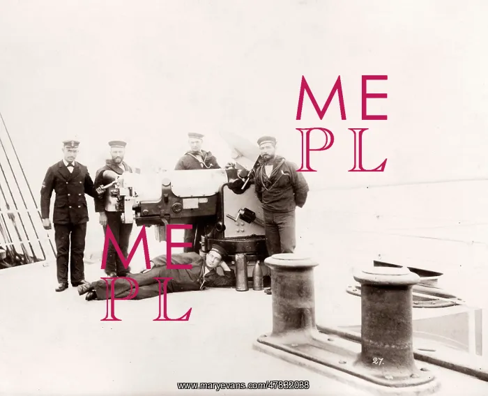 : White Star Line, RMS Teutonic launch, crew : White Star Line, RMS Teutonic launch, crew