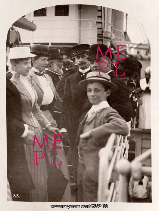 : White Star Line, RMS Teutonic launch, visitors : White Star Line, RMS Teutonic launch, visitors