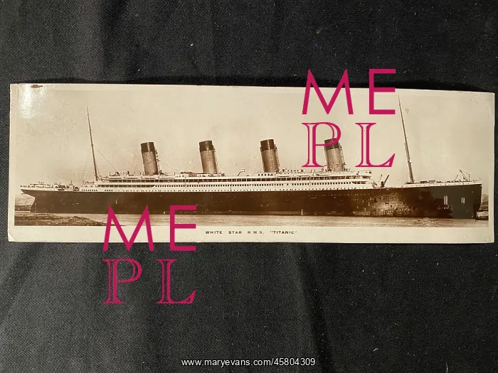 : White Star Line, RMS Titanic - bookpost postcard : White Star Line, RMS Titanic - bookpost postcard