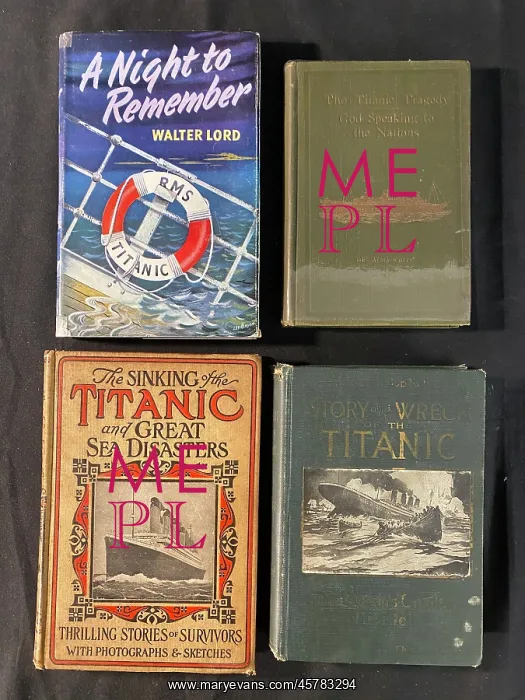 : White Star Line, RMS Titanic - four books : White Star Line, RMS Titanic - four books
