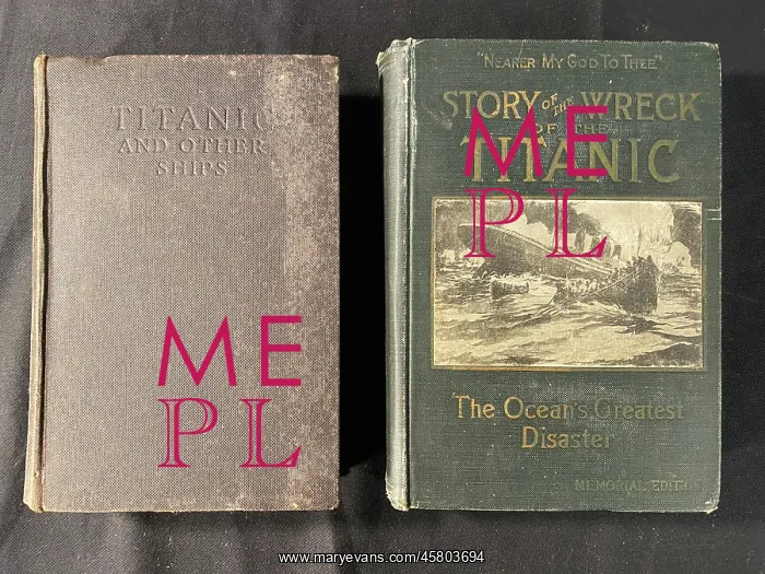 : White Star Line, RMS Titanic - two books : White Star Line, RMS Titanic - two books