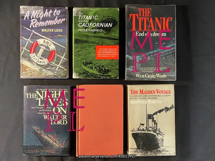 : White Star Line, RMS Titanic - six books : White Star Line, RMS Titanic - six books