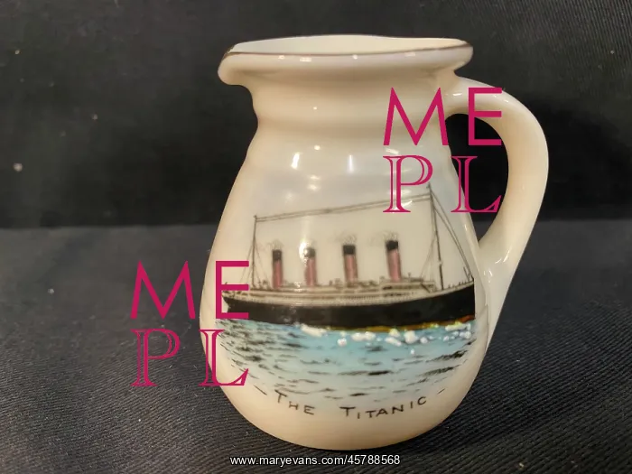 : White Star Line, RMS Titanic - commemorative jug : White Star Line, RMS Titanic - commemorative jug