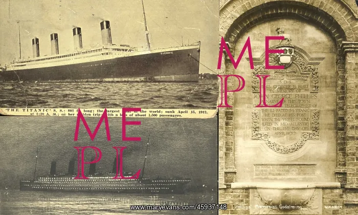 : White Star Line, RMS Titanic - three items : White Star Line, RMS Titanic - three items