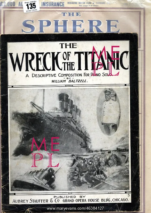 : White Star Line, RMS Titanic - two items : White Star Line, RMS Titanic - two items