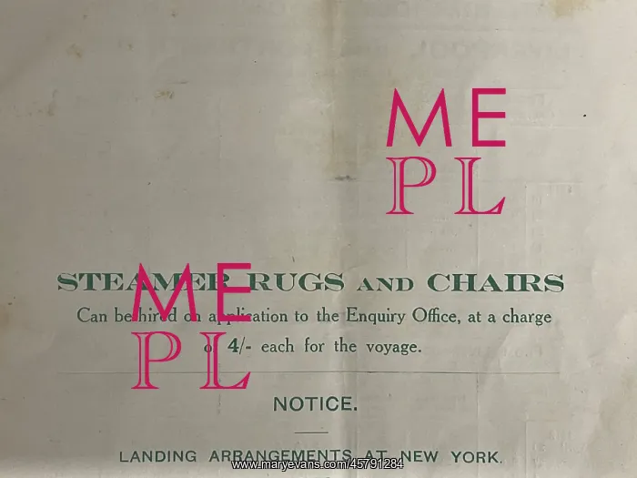 : White Star Line, RMS Titanic, List of First Class Passengers : White Star Line, RMS Titanic, List of First Class Passengers