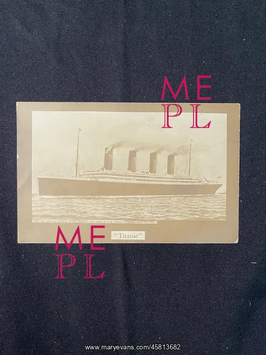 : White Star Line, RMS Titanic, post-disaster postcard : White Star Line, RMS Titanic, post-disaster postcard