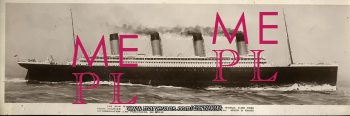  : White Star Line, RMS Titanic - postcard