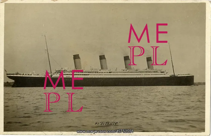: White Star Line, RMS Titanic - postcard : White Star Line, RMS Titanic - postcard