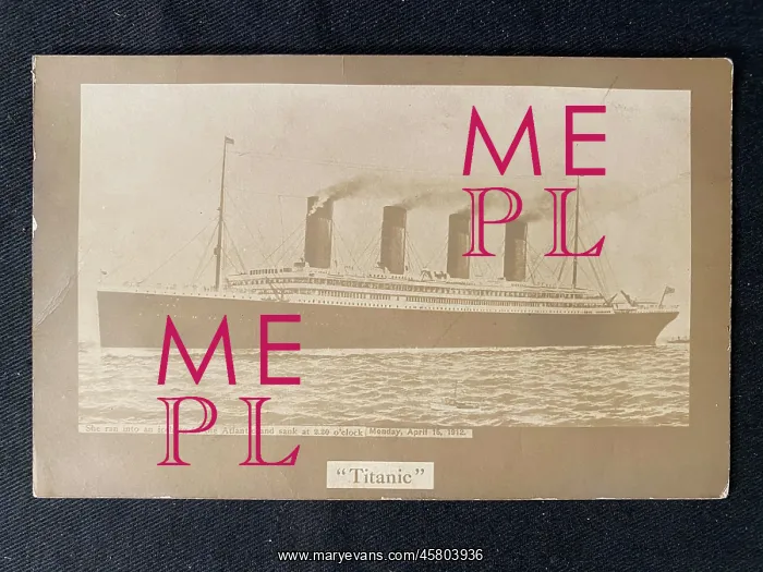 : White Star Line, RMS Titanic - postcard : White Star Line, RMS Titanic - postcard