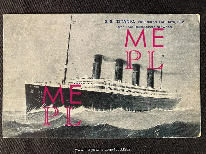 : White Star Line, RMS Titanic - postcard : White Star Line, RMS Titanic - postcard