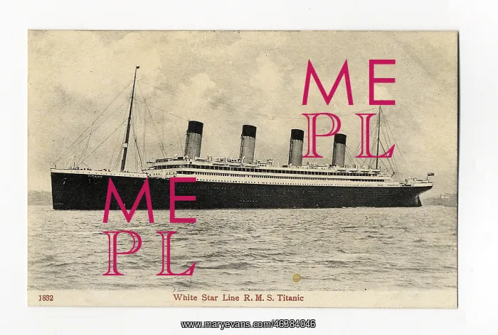 : White Star Line, RMS Titanic - postcard : White Star Line, RMS Titanic - postcard