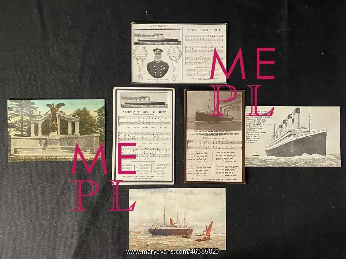: White Star Line, RMS Titanic - six postcards : White Star Line, RMS Titanic - six postcards