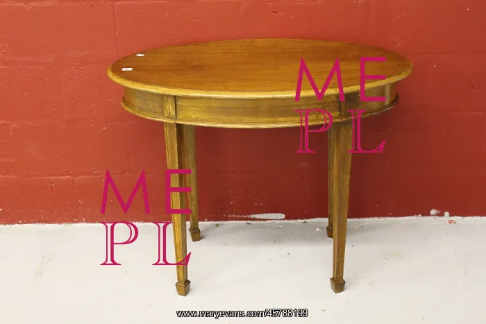 : White Star Line - SS Doric oval side table : White Star Line - SS Doric oval side table