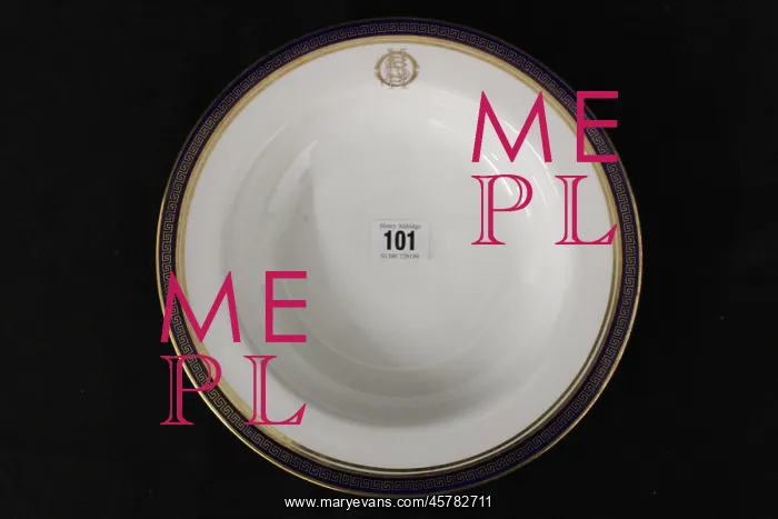 : White Star Line - Stonier and Co Copeland Spode plate : White Star Line - Stonier and Co Copeland Spode plate
