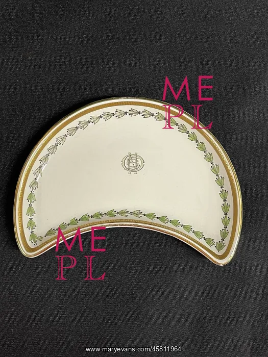 : White Star Line, Stonier OSNC crescent dish : White Star Line, Stonier OSNC crescent dish
