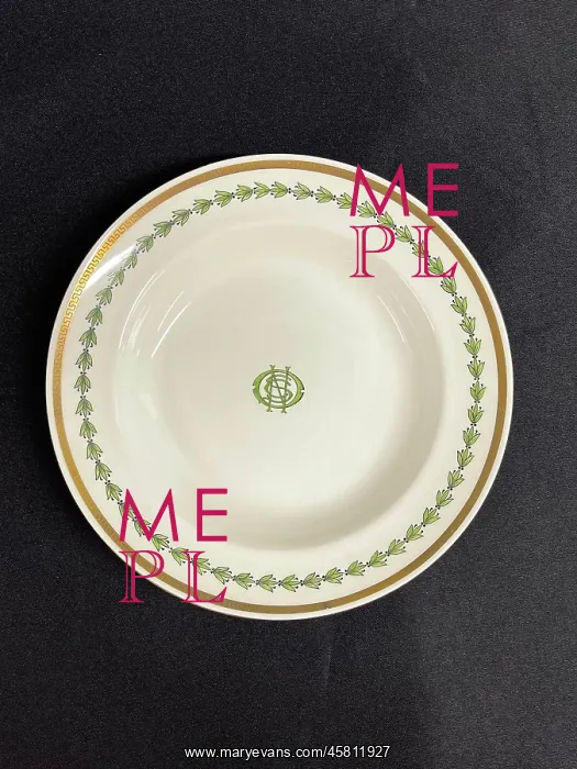 : White Star Line, Stonier OSNC dinner plate : White Star Line, Stonier OSNC dinner plate