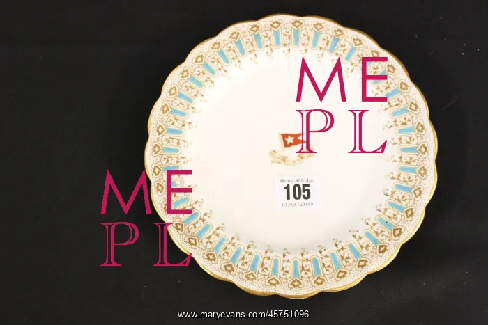 : White Star Line - Wisteria side plate : White Star Line - Wisteria side plate