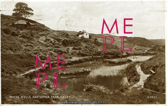 : White Wells & Upper Tarn, Ilkley, Yorkshire : White Wells & Upper Tarn, Ilkley, Yorkshire