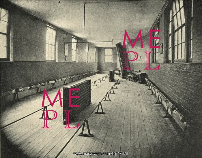 : Whitechapel Workhouse, Casual Ward Dormitory : Whitechapel Workhouse, Casual Ward Dormitory