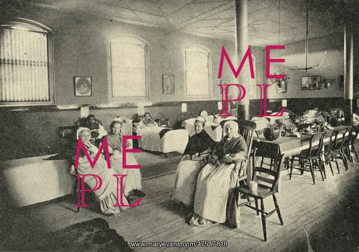 : Whitechapel Workhouse Infirmary, women's ward : Whitechapel Workhouse Infirmary, women's ward