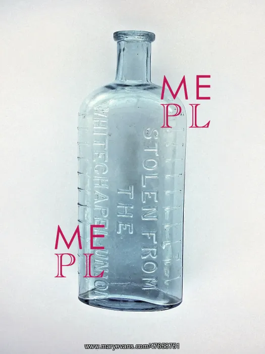 : Whitechapel Workhouse Medicine Bottle : Whitechapel Workhouse Medicine Bottle