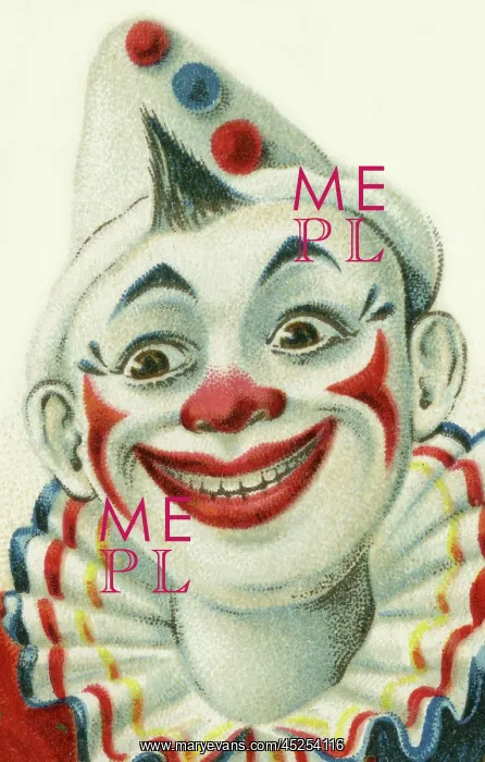  : Whiteface clown