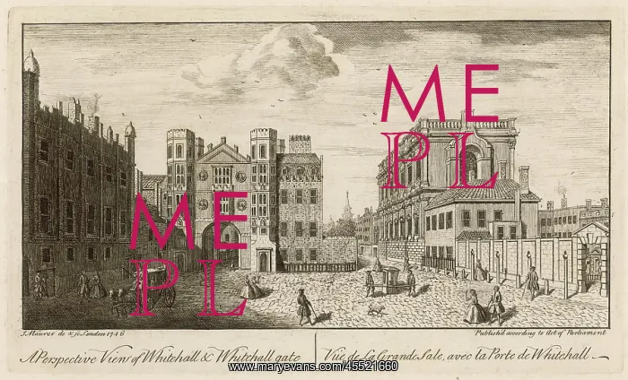 : WHITEHALL IN 1746 : WHITEHALL IN 1746