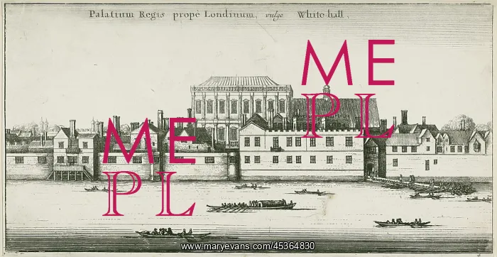: Whitehall Palace, 1650 : Whitehall Palace, 1650