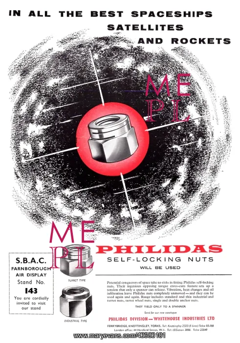 : Whitehouse Industries - Philidas Self-Locking Lock-Nuts : Whitehouse Industries - Philidas Self-Locking Lock-Nuts