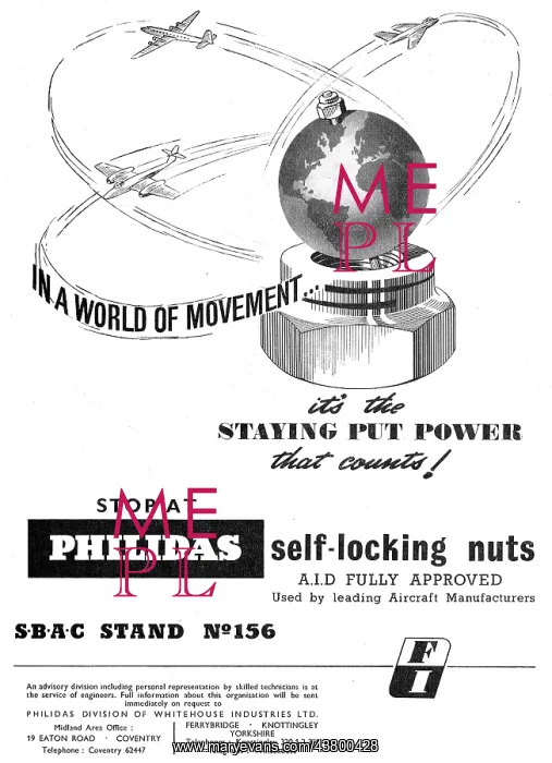 : Whitehouse Industries - Philidas Self-Locking Lock-Nuts : Whitehouse Industries - Philidas Self-Locking Lock-Nuts