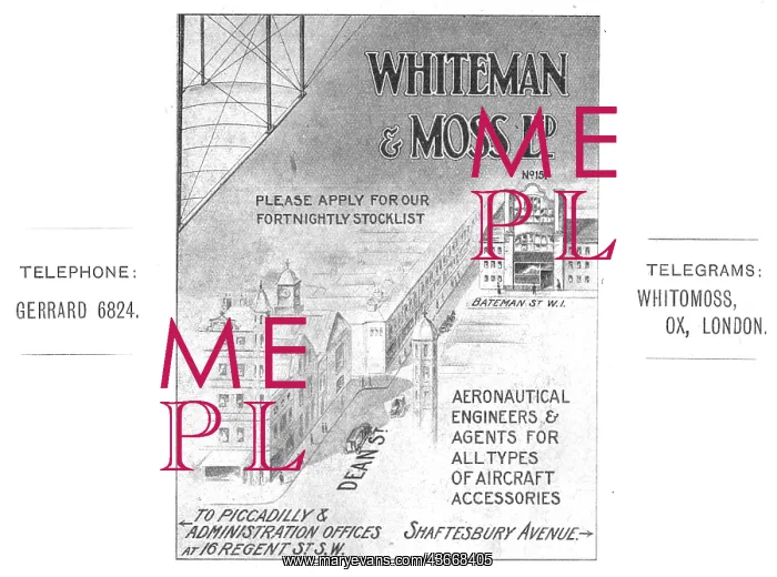 : Whiteman & Moss Aeronautical Engineers : Whiteman & Moss Aeronautical Engineers