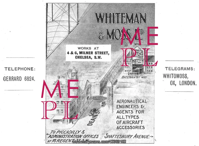 : Whiteman & Moss Aeronautical Engineers : Whiteman & Moss Aeronautical Engineers
