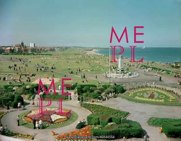 : Whitley Bay - The garden and links : Whitley Bay - The garden and links