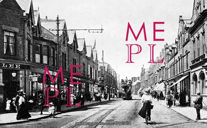 : Whitley Bay Whitley Road early 1900s