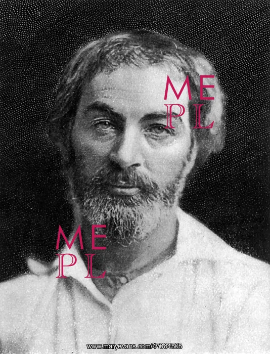  : WHITMAN. WALT WHITMAN (1819 - 1892), American poet