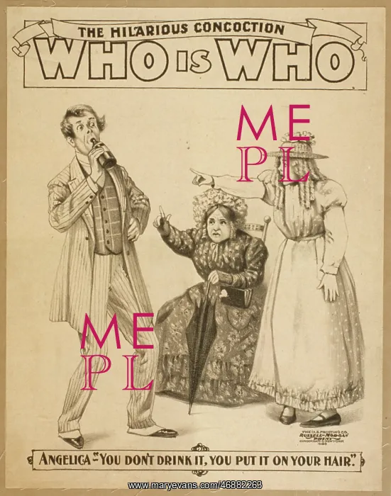 : Who is who the hilarious concoction : Who is who the hilarious concoction