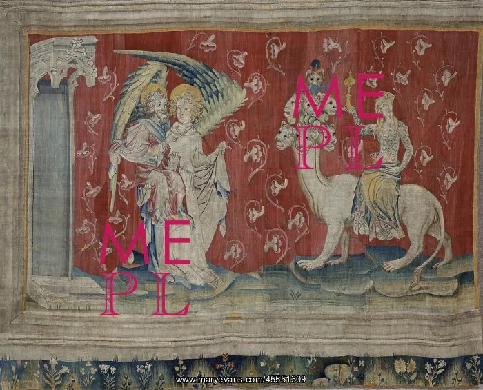 : The Whore seated on the Beast. Apocalypse of Angers : The Whore seated on the Beast. Apocalypse of Angers